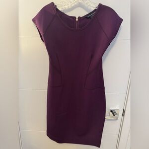 French Connection Deep Purple Mini Dress